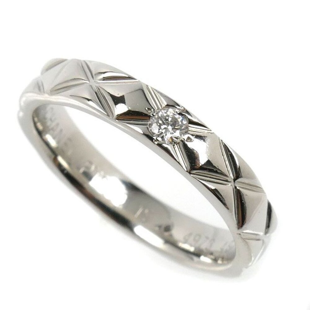 Chanel Quilted Diamond Ring 48